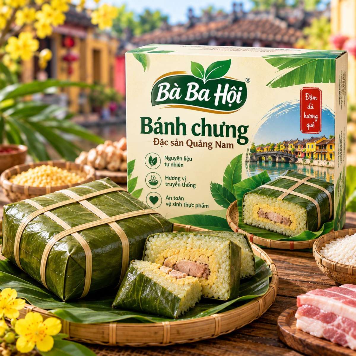 Bánh chưng Bà Ba Hội