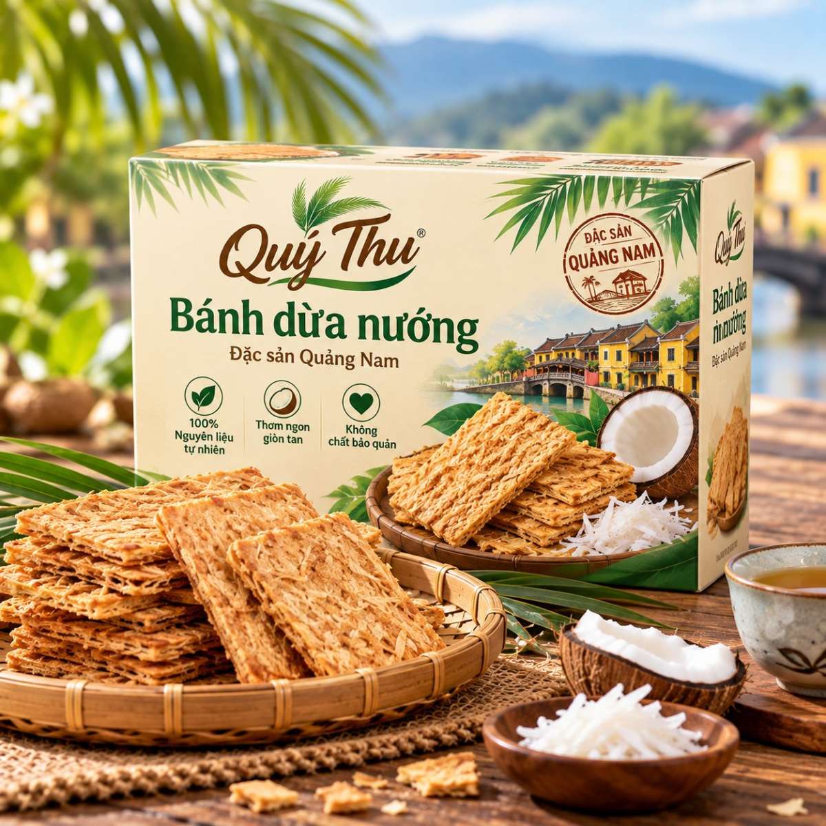 Bánh dừa nướng Quý Thu
