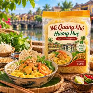 Mì Quảng khô Hương Huệ